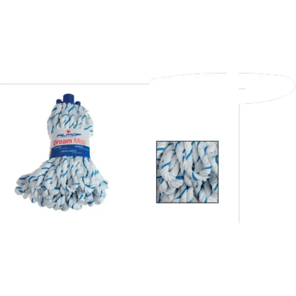 Faubert master lux microfibre blanc/bleu