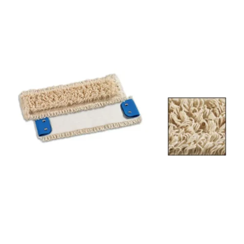 Frange a boutons inox (70% coton)  fils continus 44x12cm