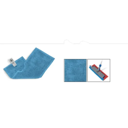 Frange duoface wash basic bleu/bleu