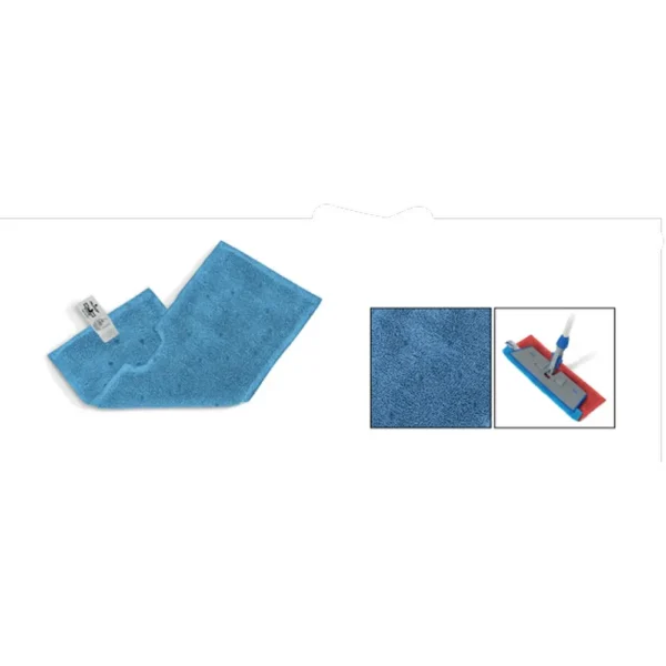 Frange duoface wash basic bleu/rouge