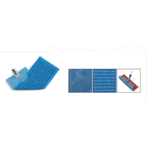 Frange duoface wash basic/safe bleu/bleu