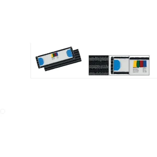 Frange microfibres  languette systeme skill-fur grey 40cm