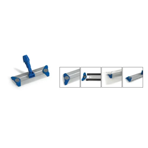 300LAP0077-30CM Support de lavage/balayage aluminium systeme velcro