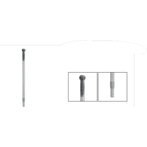 Manche telescopique ergonomique gris 79-140 cm