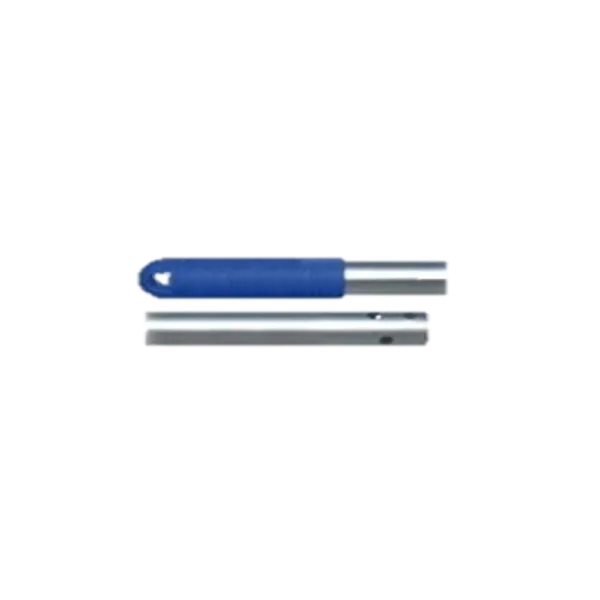 Manche alu 4 trous - poignee plastique - diam.23.5mm / 140cm