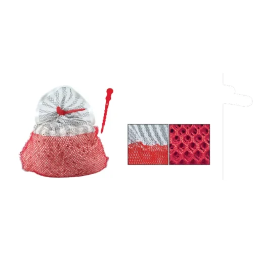 Filet feroufac gris/blanc - niveau remplissage 50 % rouge