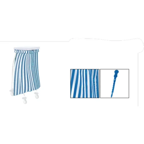 Sac a linge tissu 130gr/m²   95x65cm raye