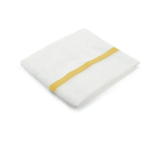 Sac polyester 150 l blanc avec bandes jaunes